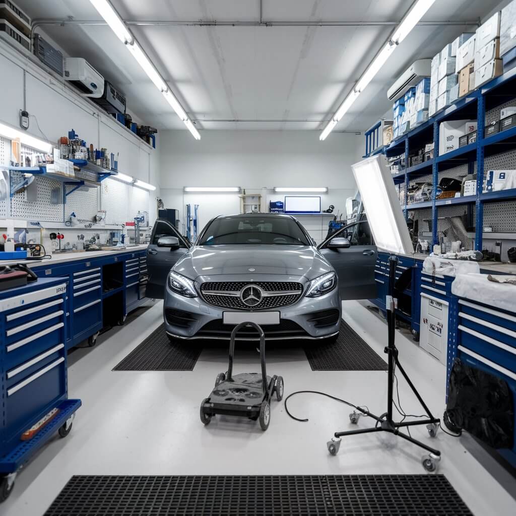 Mercedes Paintless Dent Removal